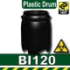 Plastic Drum (Black)