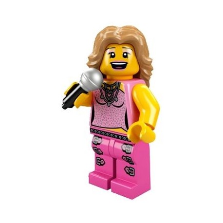 8684 LEGO Collectible Minifigures Series 2 Pop Star The voice American Idol 