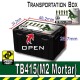 Lego Accessoires Minifig Custom SIDAN TOYS Transportion Box TB415 (Black - M2 Mortar) (La Petite Brique)