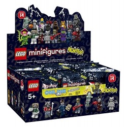 Lego Minifig Serie 14 71010 - 71010- Boite complète de 60 sachets - Série 14 (La Petite Brique)