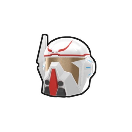 White Shae Vizla Merc Helmet