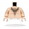 Minifig Torso - Hairy (Light Flesh)