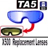 Lego Accessoires Minifig Custom SIDAN TOYS TA5 (verre pour lunette X500) (Trans-Blue) (La Petite Brique)