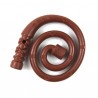 Reddish Brown Minifig, Weapon Whip Coiled