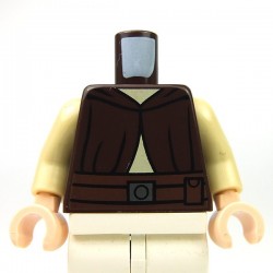 Lego Accessoires Minifig Torse Ki-Adi-Mundi (Dark Brown) (La Petite Brique)
