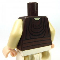 Lego Accessoires Minifig Torse Ki-Adi-Mundi (Dark Brown) (La Petite Brique)