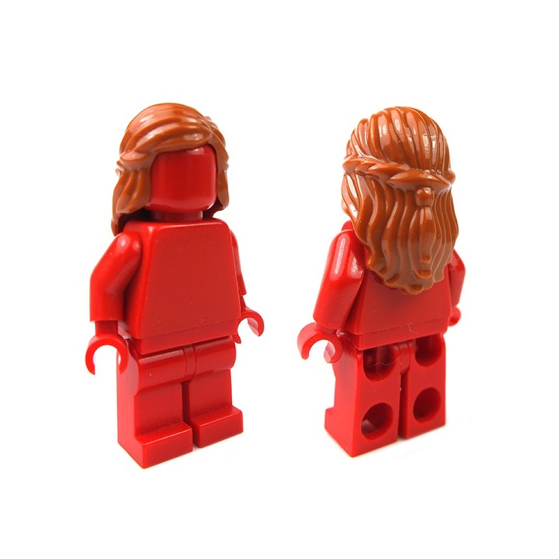 LEGO Minifig Headgear Hair Female Mid-Length Brown new