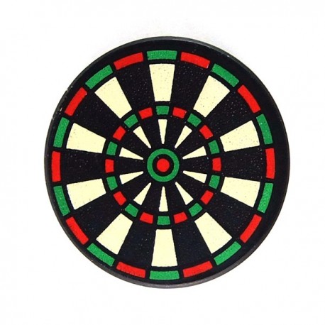 Black Tile, Round 2 x 2 with Dart Board﻿