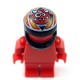 Lego Accessoires Minifig Casque Demon (noir) (La Petite Brique)