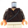 Lego Accessoires Minifig Torse Chemise en lambeaux avec ceinture﻿ (Dark Brown) (La Petite Brique)
