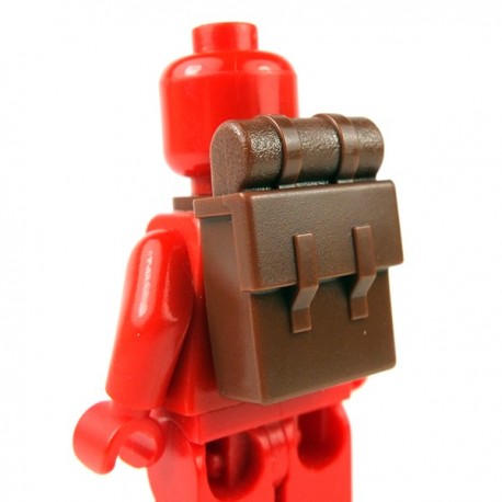 LEGO Dark Tan Open Minifigure Backpack Accessory 