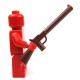Reddish Brown Minifig, Weapon Gun, Rifle﻿