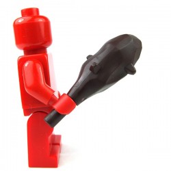 Dark Brown Minifig, Weapon Club, Small (Caveman)