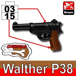 Walther P38 (Black/Brown)