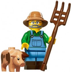 Lego Minifig Serie 15 71011 - le fermier (La Petite Brique)