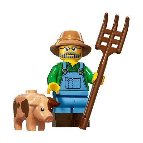 Lego Minifig Serie 15 71011 - le fermier (La Petite Brique)