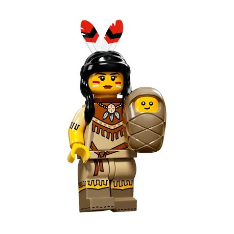 Lego Minifig Serie 15 71011 - la femme tribale (La Petite Brique)