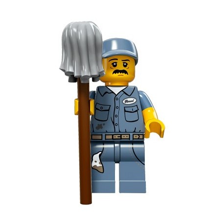 Lego Minifig Serie 15 71011 - le nettoyeur (La Petite Brique)