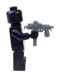 Lego Accessoires Minifig Custom SIDAN TOYS MP9 (Dark Bluish Gray) (La Petite Brique)