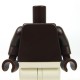 Lego Accessoires Minifig Torse (Dark Brown) (La Petite Brique)