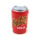 Red Minifig, Utensil Cup, Take Out Cup with Metallic Silver Lid BUZZ COLA