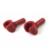 Lego Accessoires Minifig, Mains (Dark Red) (La Petite Brique)