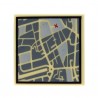 Tan Tile 2x2 Street Level Map & Red 'X'