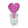 Lego Accessoires Minifig Flacon avec couvercle en forme de Coeur (Trans-Dark Pink) (La Petite Brique)