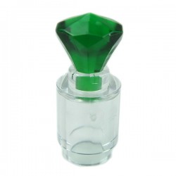 Bottle with lid (Trans-Green)﻿