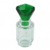 Bottle with lid (Trans-Green)﻿
