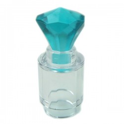 Bottle with lid (Trans-Light Blue)﻿