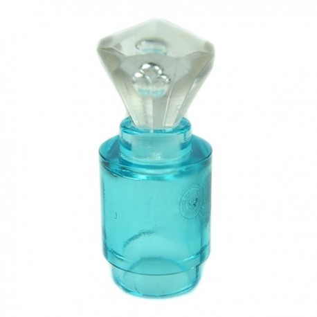 Bottle with lid (Trans-Light Blue / Clear)﻿