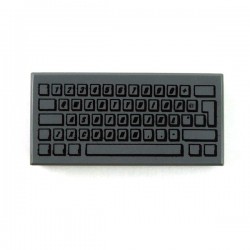 Computer Keyboard - Tile 1x2 (Dark Bluish Gray)