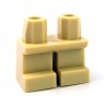 Lego Accessoires Minifig Jambes courtes (Tan) (La Petite Brique)