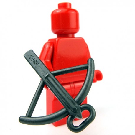 Lego Accessoires Minifig Arbalète (Pearl Dark Gray)﻿ (La Petite Brique)