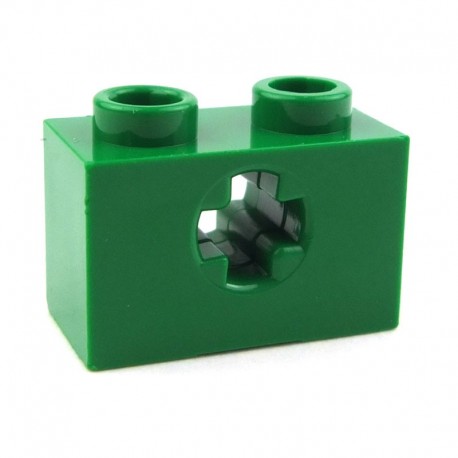 HP800 16x Green Lego 1 x 2 sloped Bricks used 