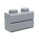 Lego Accessoires Brique 1x2 Modified (with Masonry Profile) LIGHT BLUISG GRAY (La Petite Brique)