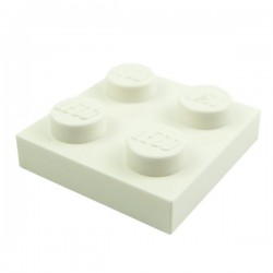 Plaque d'immatriculation Europe à personnaliser - imprimée sur Brique  Lego® 1X4 - Blanc