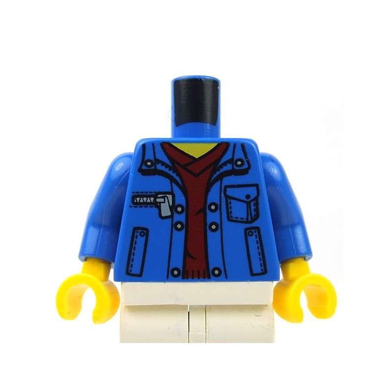 lego minifigure blue head