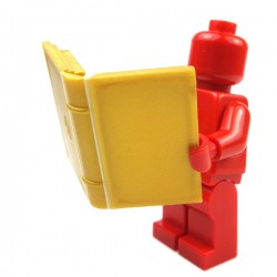 Lego Accessoires Minifig - Livre (Pearl Gold)