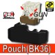 Block Pouch BK36 (Black)