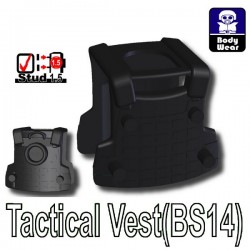 Dark Tan B20 Tactical Vest for LEGO army military brick minifigures