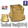 Accessoires Lego Minifigure custom Si-Dan Toys - Tactical Vest BS14 (Beige foncé)﻿