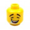 Lego Accessoires Minifigure Custom eclipseGRAFX - Tête, Bave (Jaune)