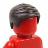 Lego Minifigure - Cheveux sur le coté (Dark Brown)