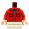 Lego - ﻿Red Torso Shirt Button Down with Pockets and Silver Buttons & Black Undershirt﻿