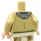 Lego Accessoires Minifigure - Torse - Veste sur Sweat-shirt à capuche (Beige)