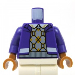 Lego Accessoires Minifigure - Torse Veste sur pull (Dark Purple)