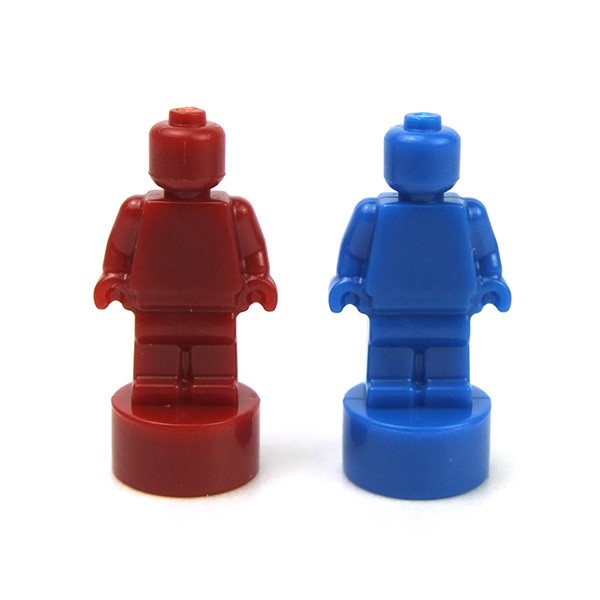 statuette Trophy 21302 Plain NEW LEGO statue MicroFig Dark Red x 5 