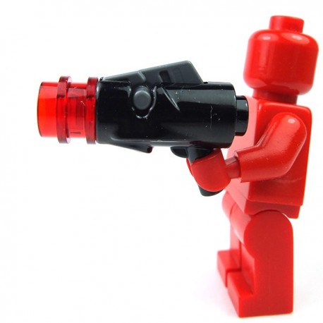 Lego 2x Star Wars Black Blaster Minifig Weapon Short 